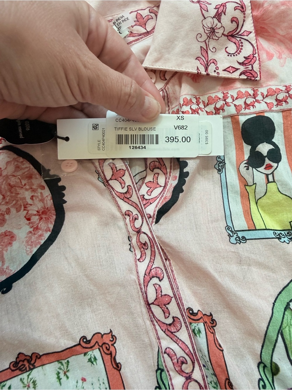 Alice + Olivia Tiffie Blouse - Picture 7 of 8